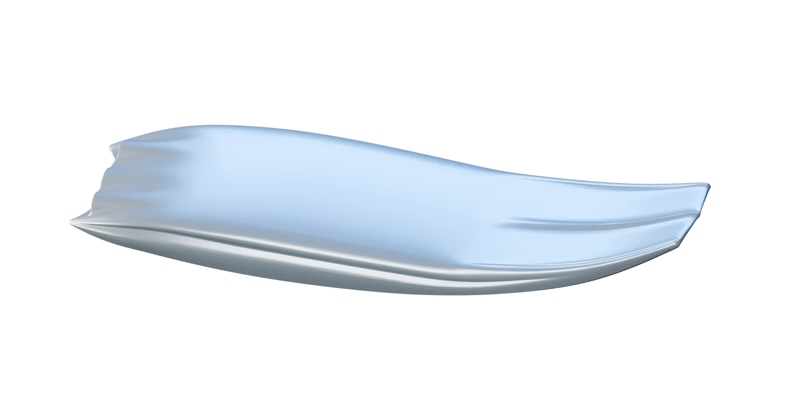 Current H0 R03 hull, rendered from the actual geometry